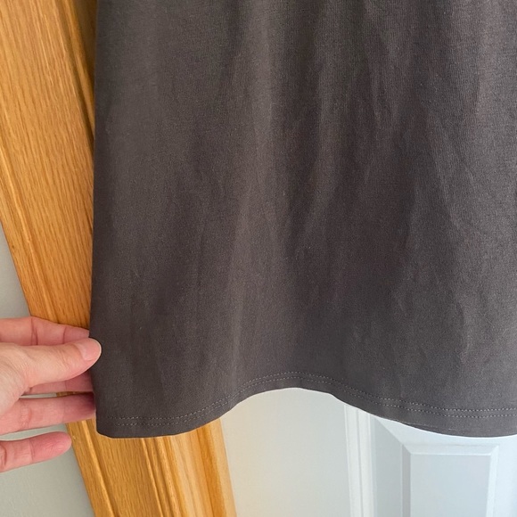 Eileen Fisher Dark Grey Shirt Dress Size Petite Small - Picture 9 of 9
